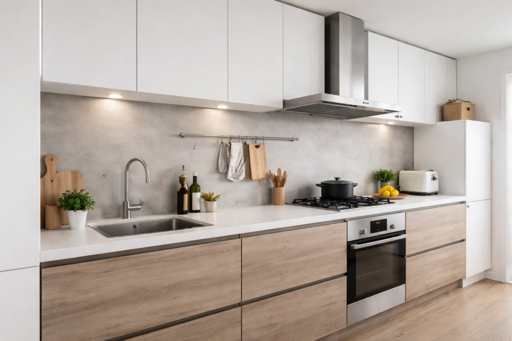 キッチンの種類の1つ。読者がイメージする参考材料。