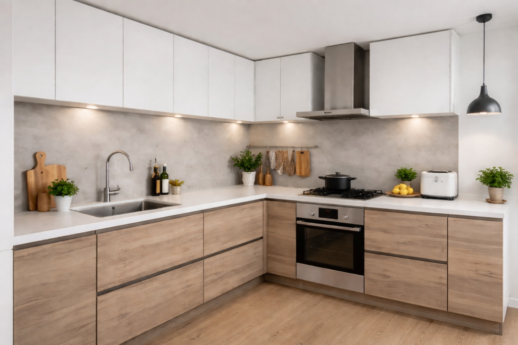 キッチンの種類の1つ。読者がイメージする参考材料。